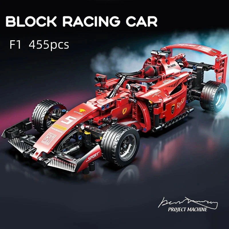 Zestaw klocków technicznych NOWY samochód wyścigowy F1 z 2025 roku. Zestaw modeli MOC. Klocki montażowe DIY. Kreatywne zabawki edukacyjne dla dzieci.